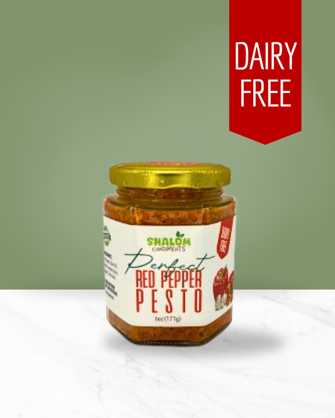 Perfect Pesto- Red Pepper Dairy Free
