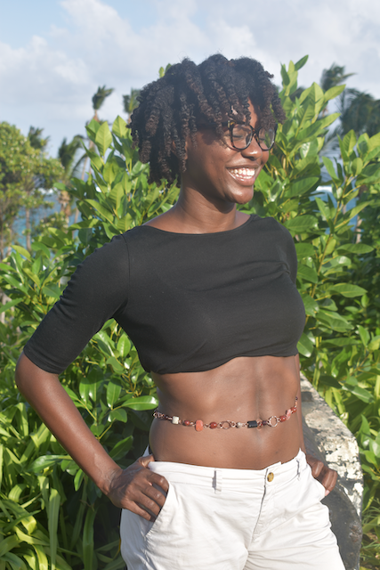 Carnelian and copper necklace