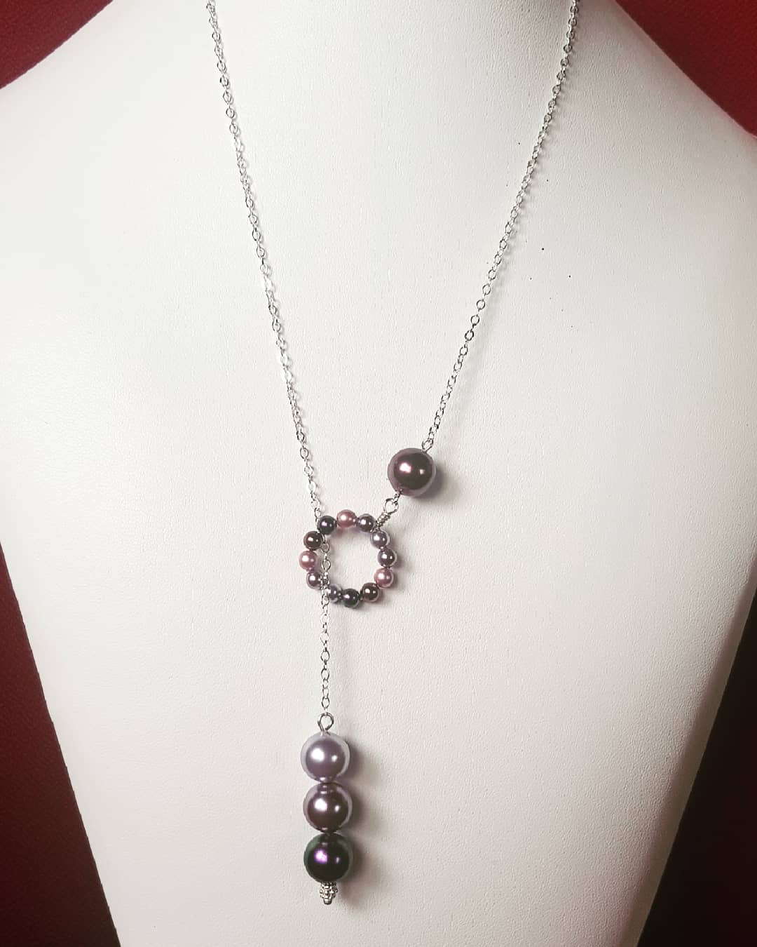 Swarovski Savoir Faire Pearl Lariat Necklace